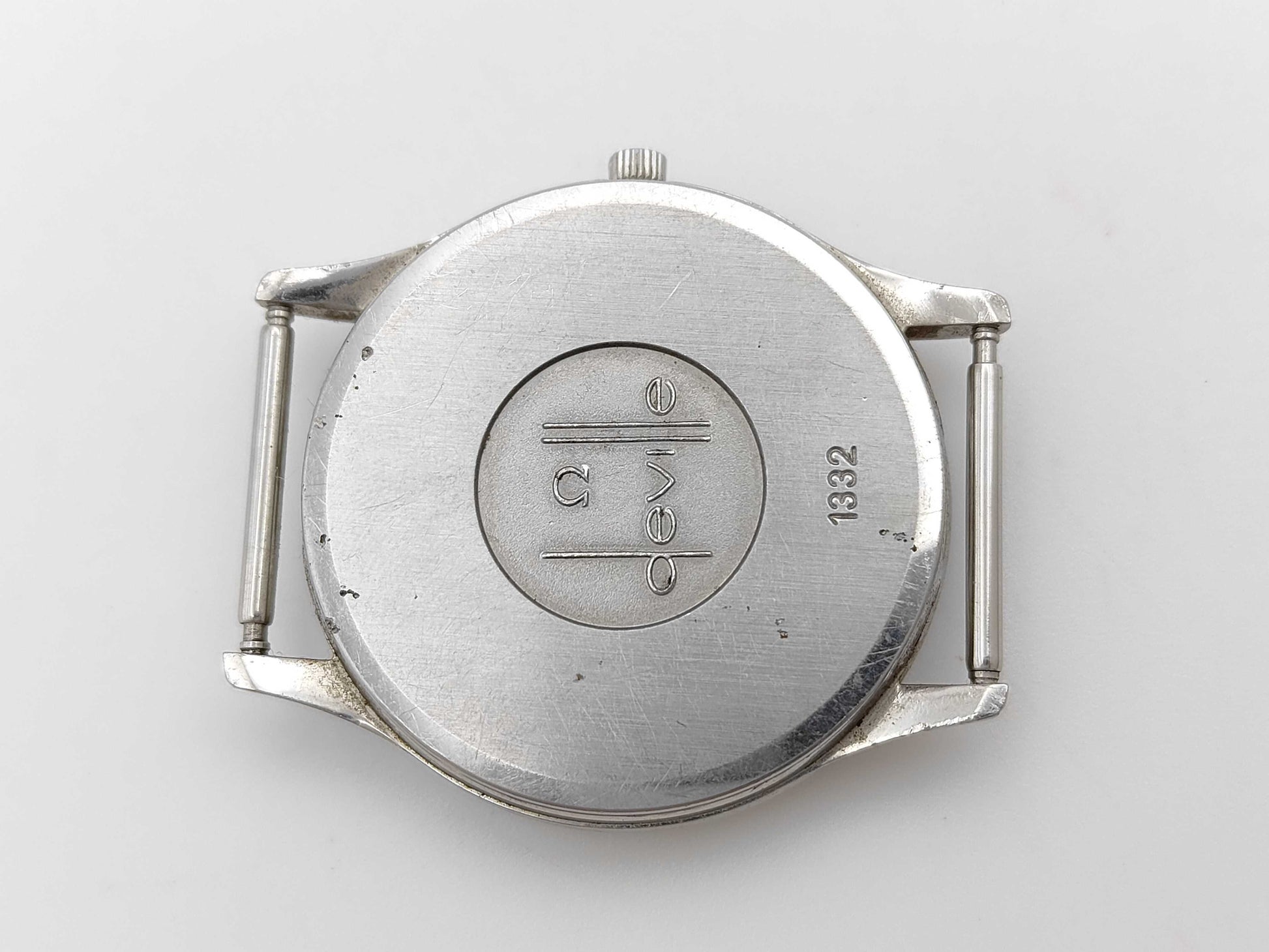 OMEGA 1332 Quartz Black Dial Boys Watch