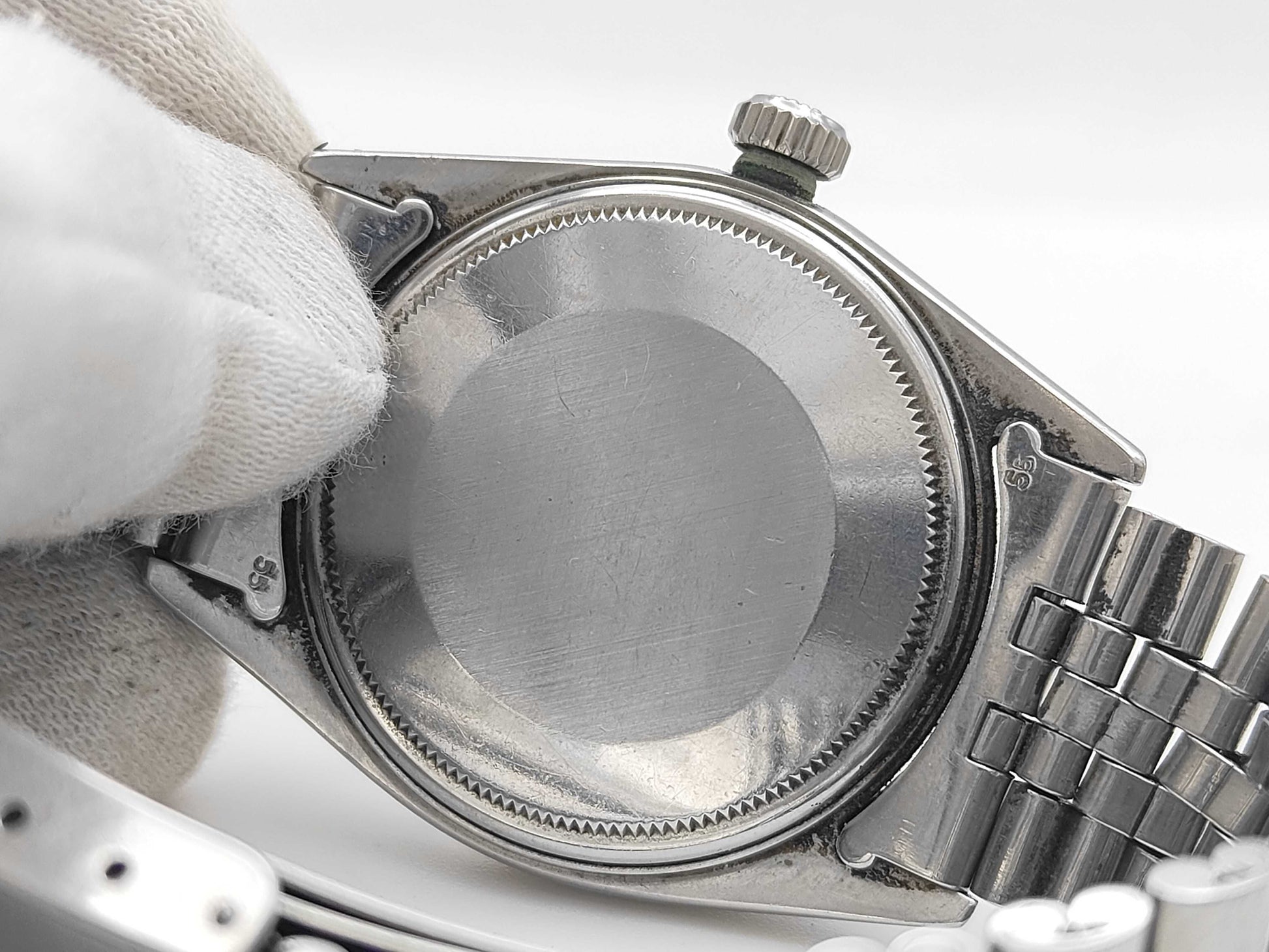 ROLEX 1601 Silver Dial Men's Watch