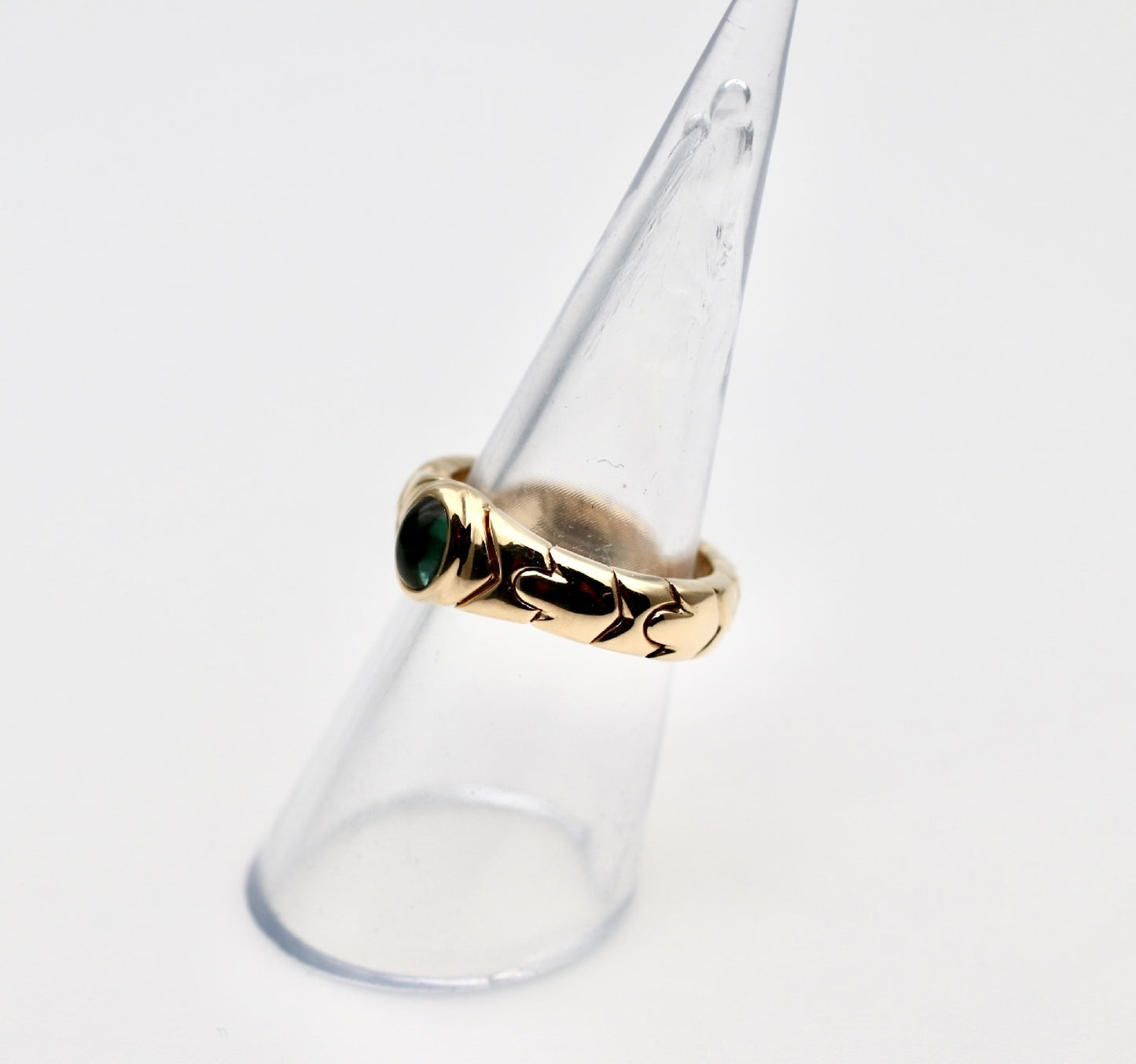 BVLGARI Albeare Colored Stone YG 750 10.2g Ring 