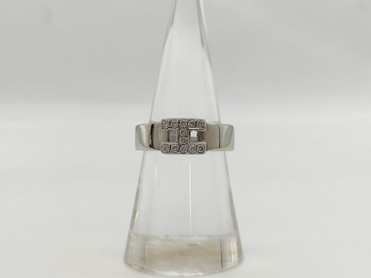 HERMES New Hercules #51 Diamond Au750 6.0g Ring 