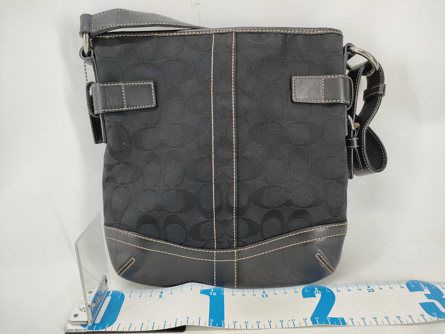 COACH Signature Shoulder Bag Black