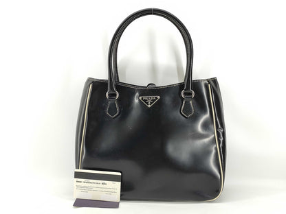 PRADA Prada Patent Leather Handbag Handbag