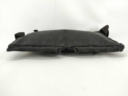 GUCCI GG Canvas Waist Bag in Black