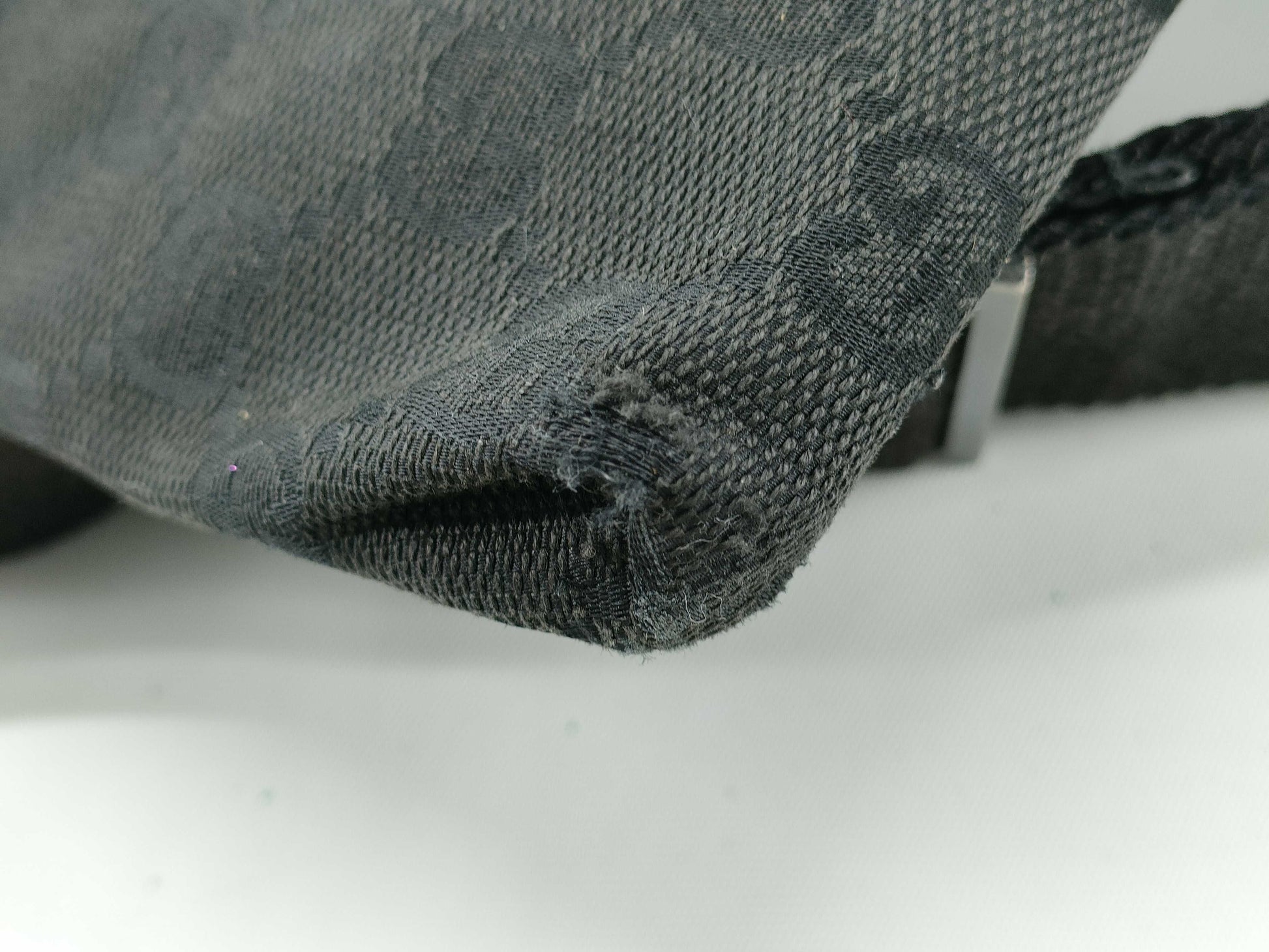 GUCCI GG Canvas Waist Bag in Black