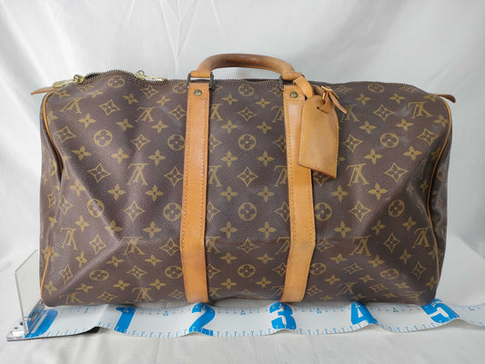 LOUIS VUITTON Monogram Keepall 60 Boston Bag