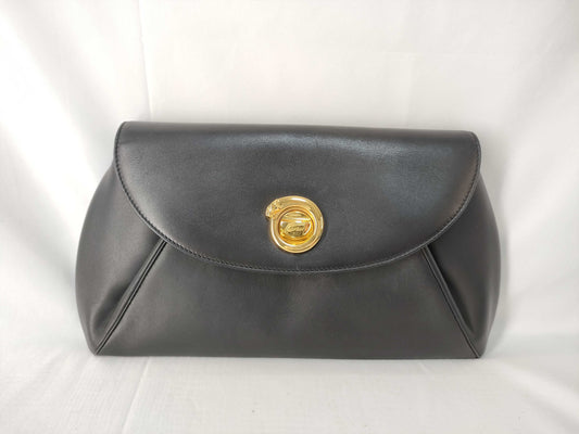 Cartier Leather Second Bag Clutch Bag
