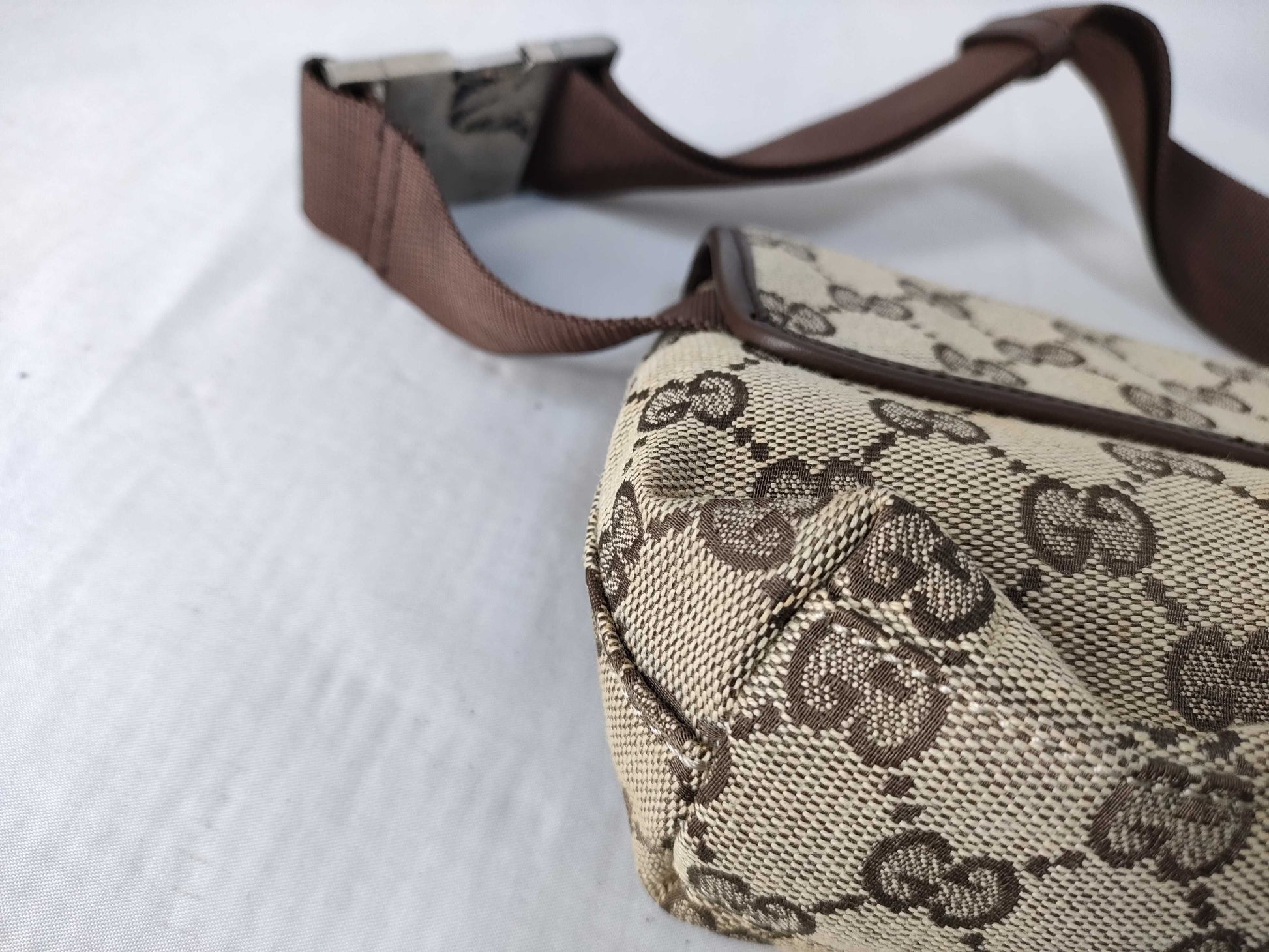 GUCCI GG Canvas Waist Bag