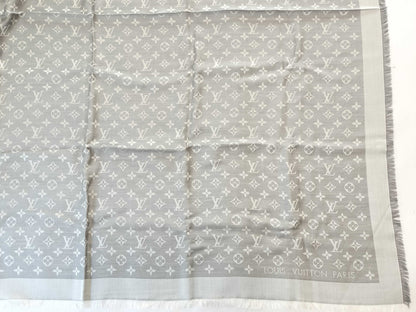 LOUIS VUITTON Vuitton Stole Grey Other Apparel