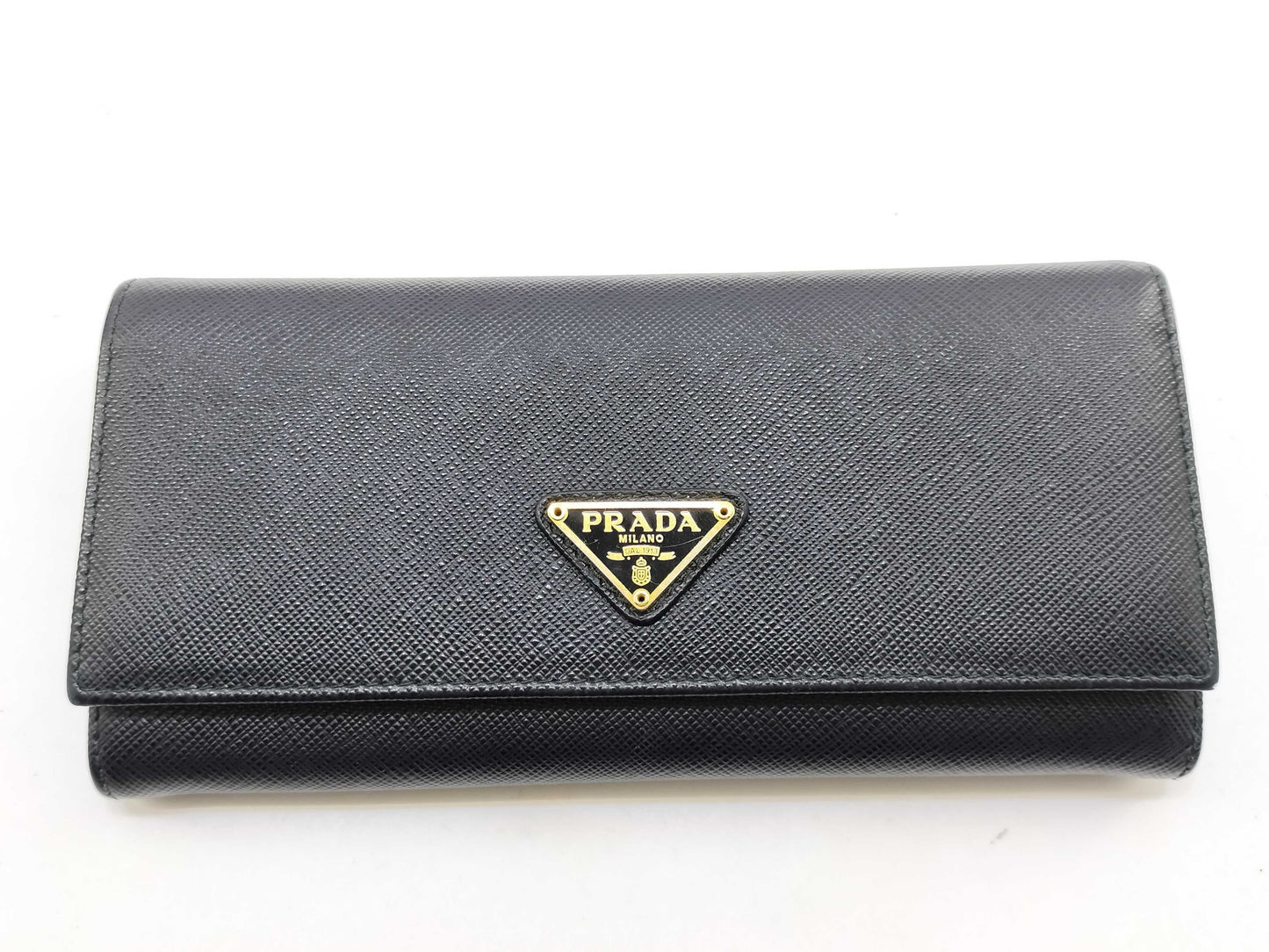 PRADA Safiano Long Wallet Black Wallet