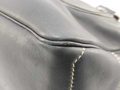 CELINE Celine Leather Boogie Bag Black Handbag