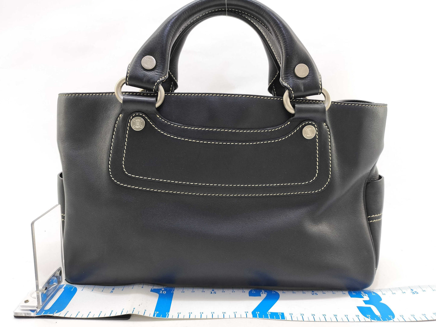 CELINE Celine Leather Boogie Bag Black Handbag