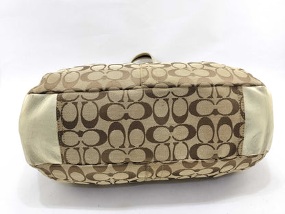 COACH Signature Coach Signature Handbag Gold Handbag