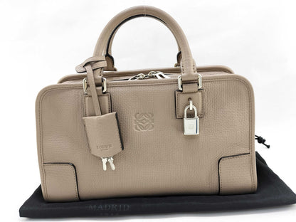 LOEWE Amazona 28 Beige Handbag