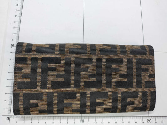 FENDI Zucca Pattern Fendi Zucca Long Wallet Wallet