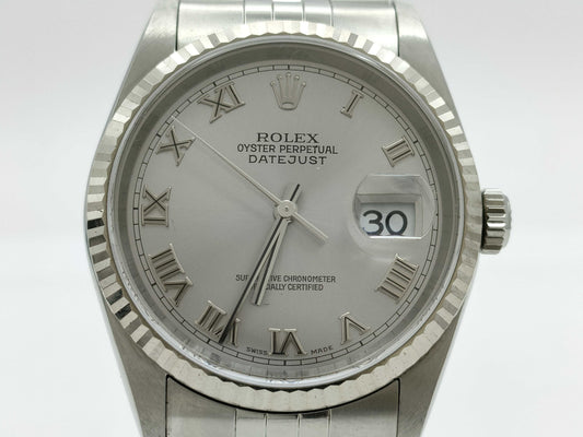 ROLEX 16234 Y982271 Silver Dial Jubilee Breath Boy's Watch