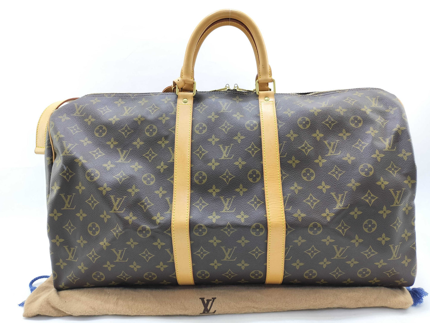 LOUIS VUITTON Monogram Vuitton Monogram Key Polvantriere 55 Boston Bag