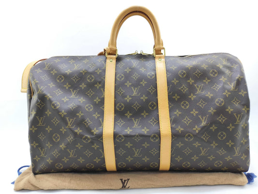 LOUIS VUITTON Monogram Vuitton Monogram Key Polvantriere 55 Boston Bag