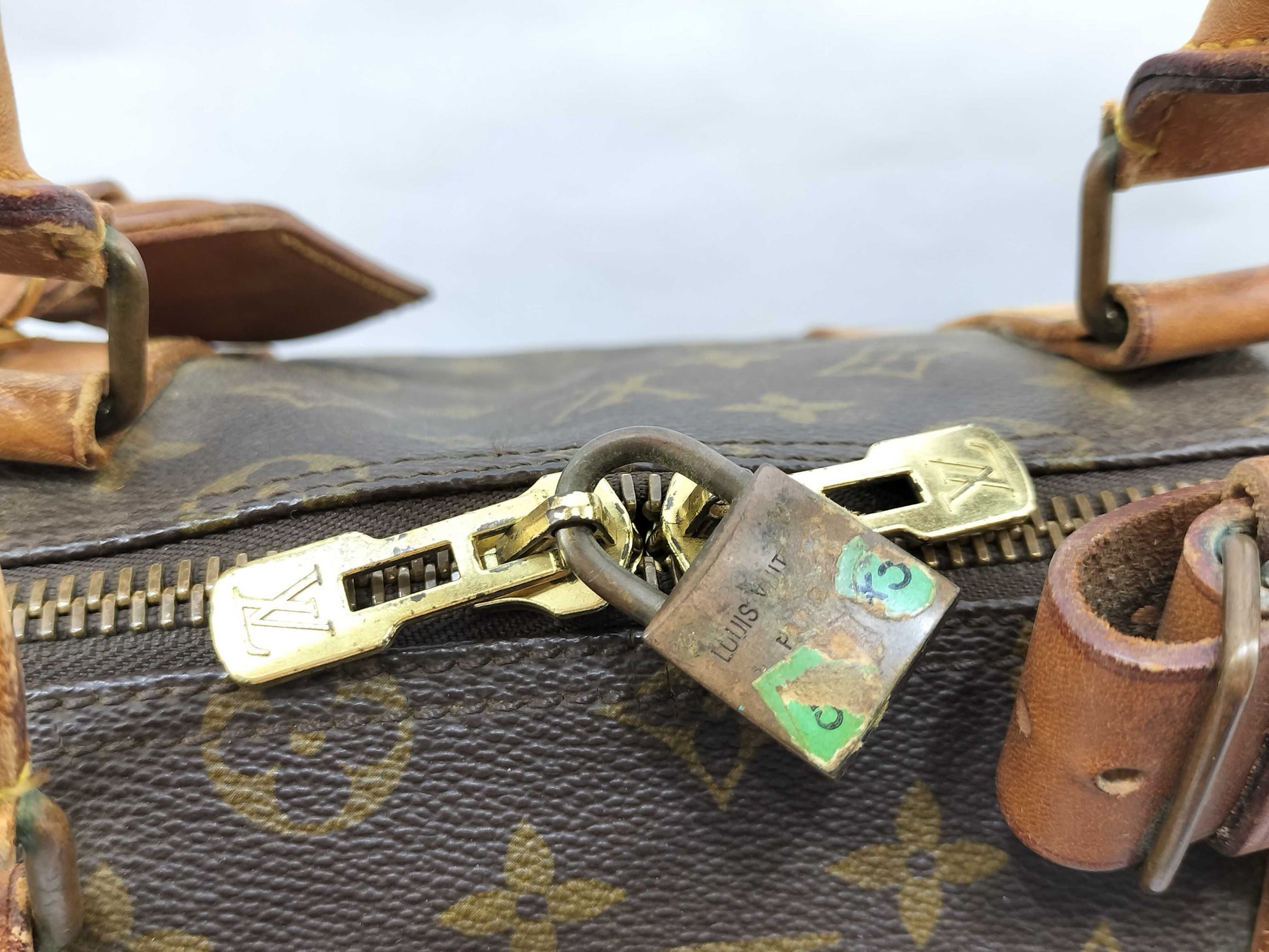 LOUIS VUITTON Monogram Vuitton Monogram Keypol 60 Boston Bag