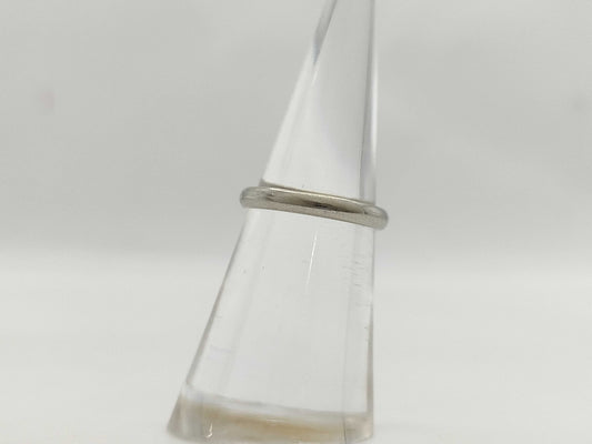 Cartier Band #47 1PD Pt950 2.6g Ring 