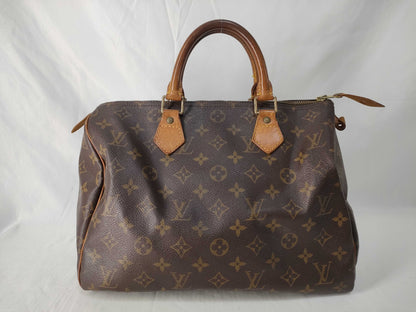 LOUIS VUITTON Monogram Vuitton Speedy 30 Handbag