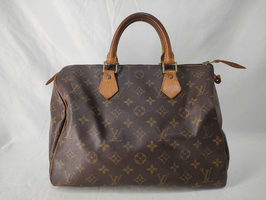 LOUIS VUITTON Monogram Vuitton Speedy 30 Handbag