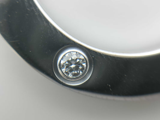 Cartier Love Circle 3PD WG Au750 15.0g Necklace 