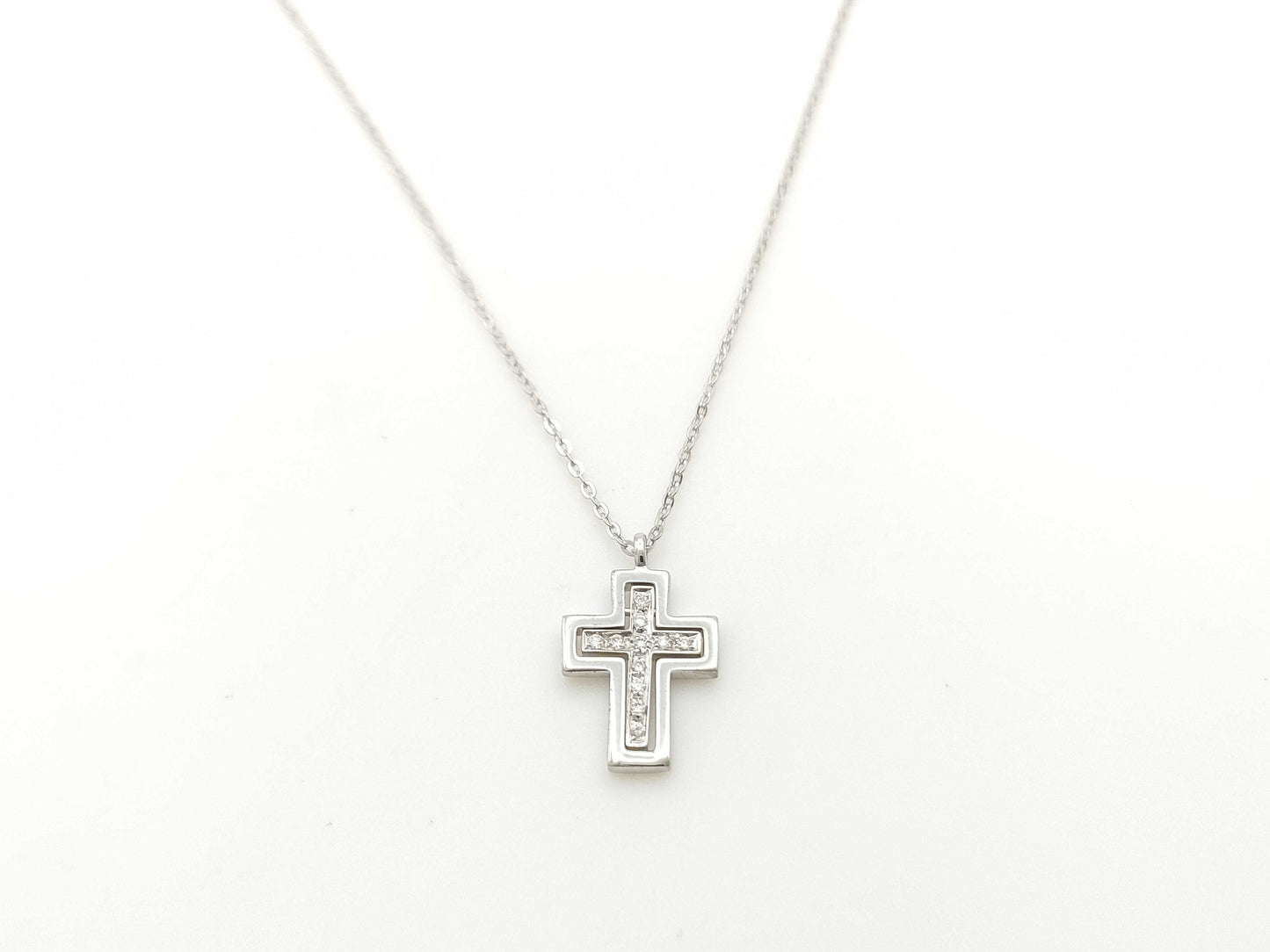 Damiani Belle Epoque Diamond Necklace in WG 750, 3.2g 