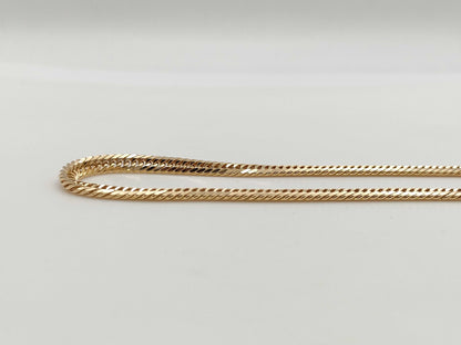 Kihei 8-Sided Triple 60cm K18 30.0g Necklace 