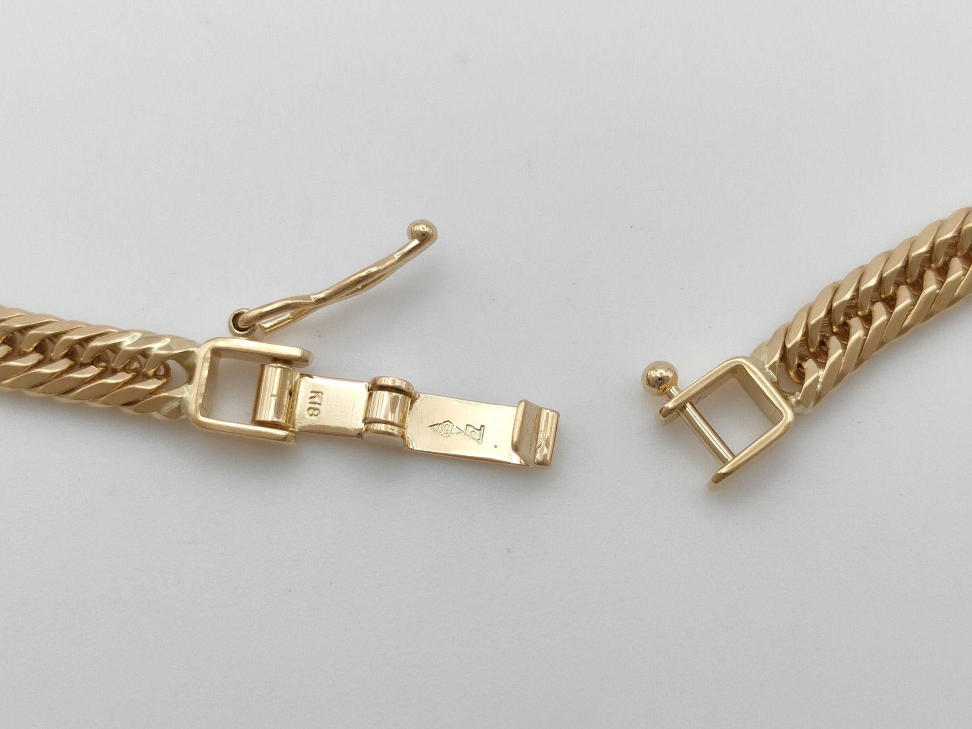 Kihei 8-Sided Triple 60cm K18 30.0g Necklace 