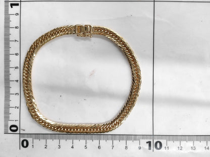 Kihei 14-Sided Triple K18 24.9g Bracelet Bangle 