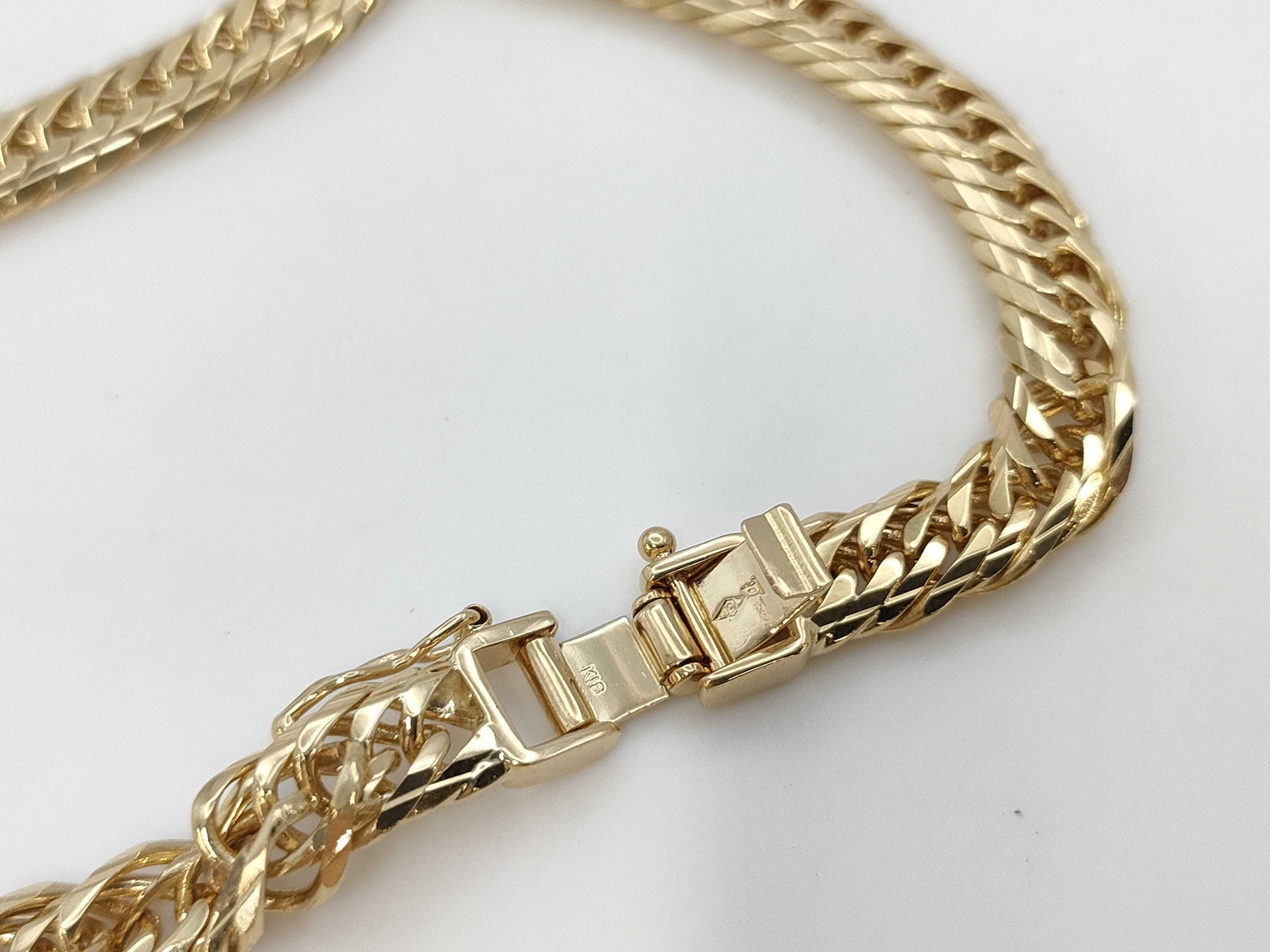 Kihei 14-Sided Triple K18 24.9g Bracelet Bangle 