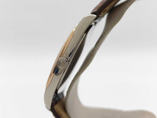 ROLEX Cellini 4233/9 K654272 Hand-Wound Black Dial K18 Boys Watch