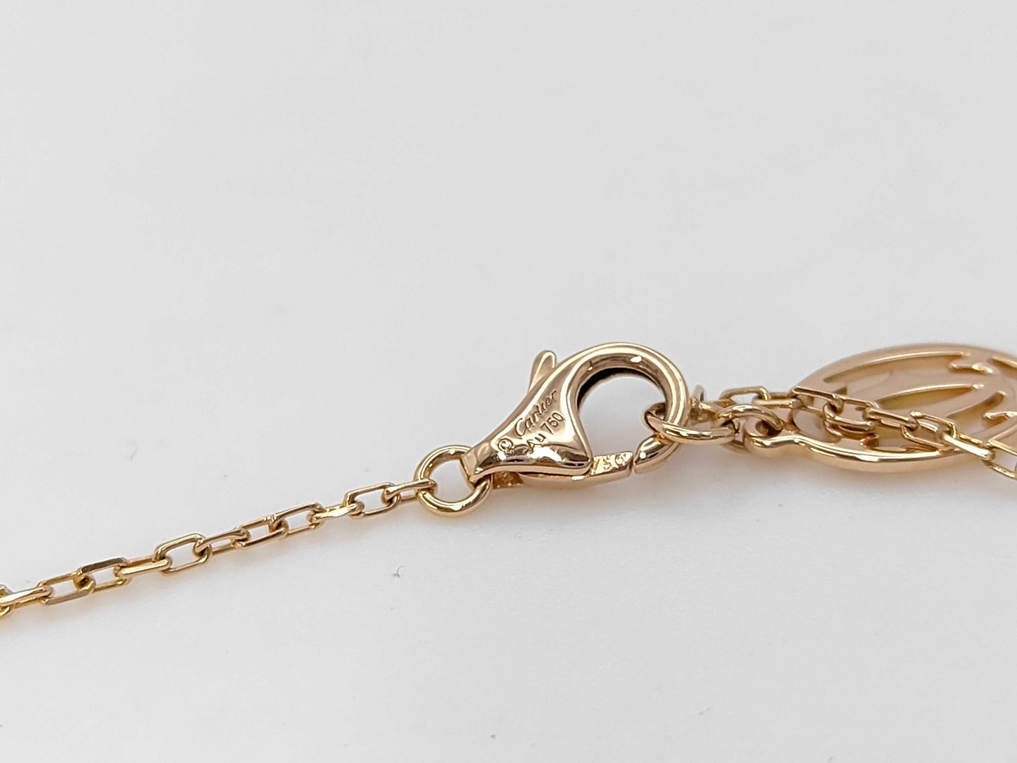 Cartier Dammor Diamant Leger LM PG Au750 2.7g Necklace