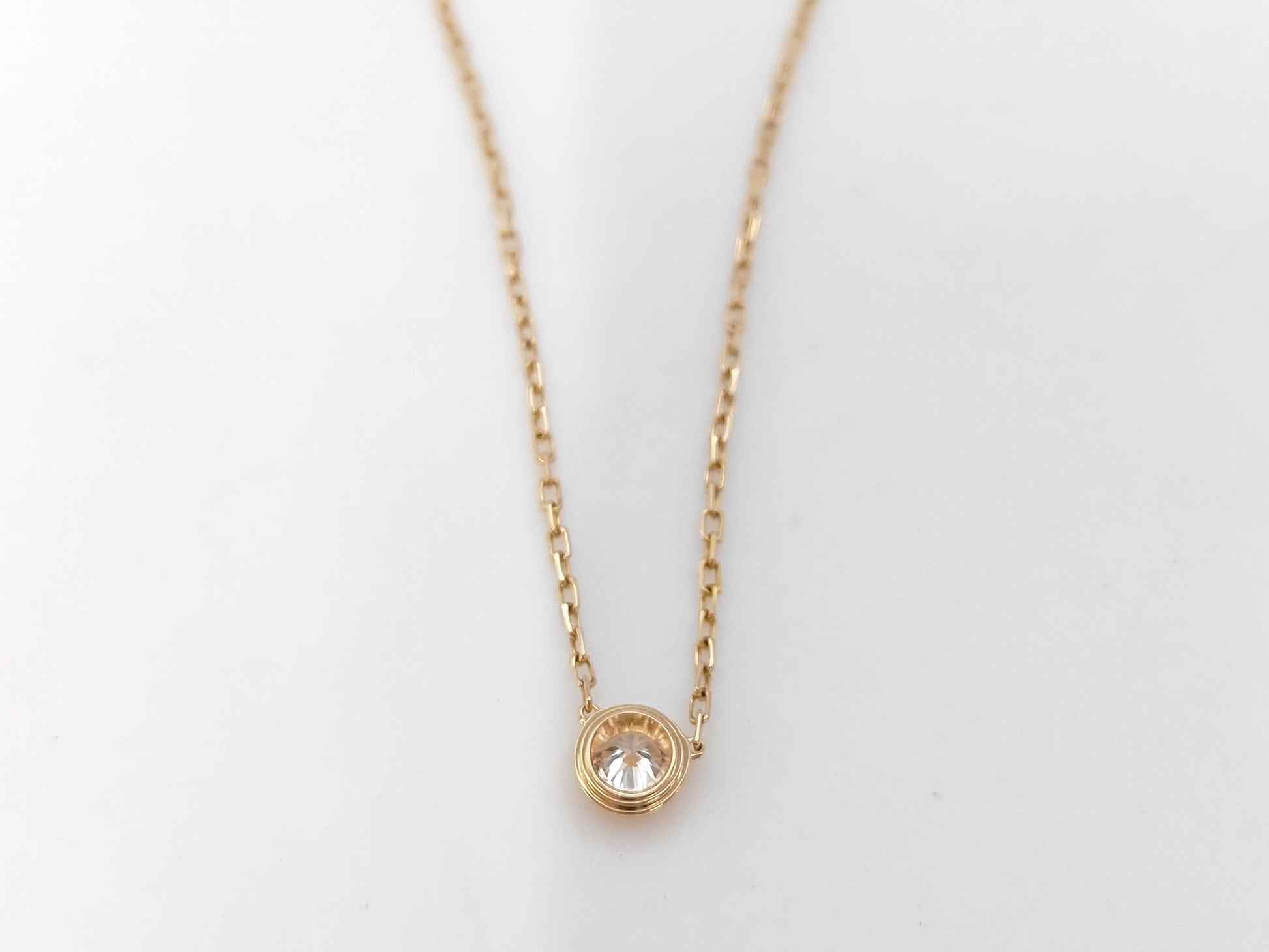 Cartier Dammor Diamant Leger LM PG Au750 2.7g Necklace