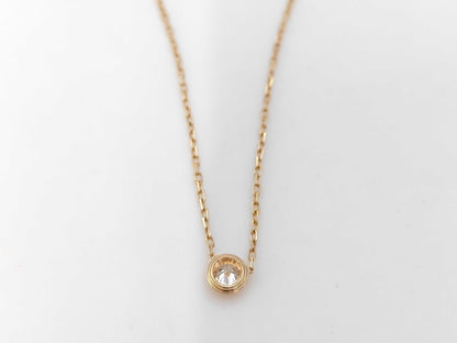 Cartier Dammor Diamant Leger LM PG Au750 2.7g Necklace