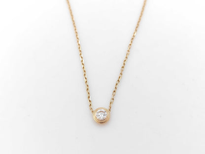 Cartier Dammor Diamant Leger LM PG Au750 2.7g Necklace
