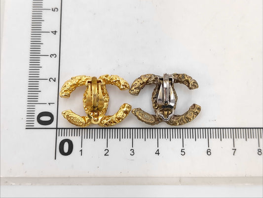 CHANEL CHANEL Lava Earrings Gold Earrings