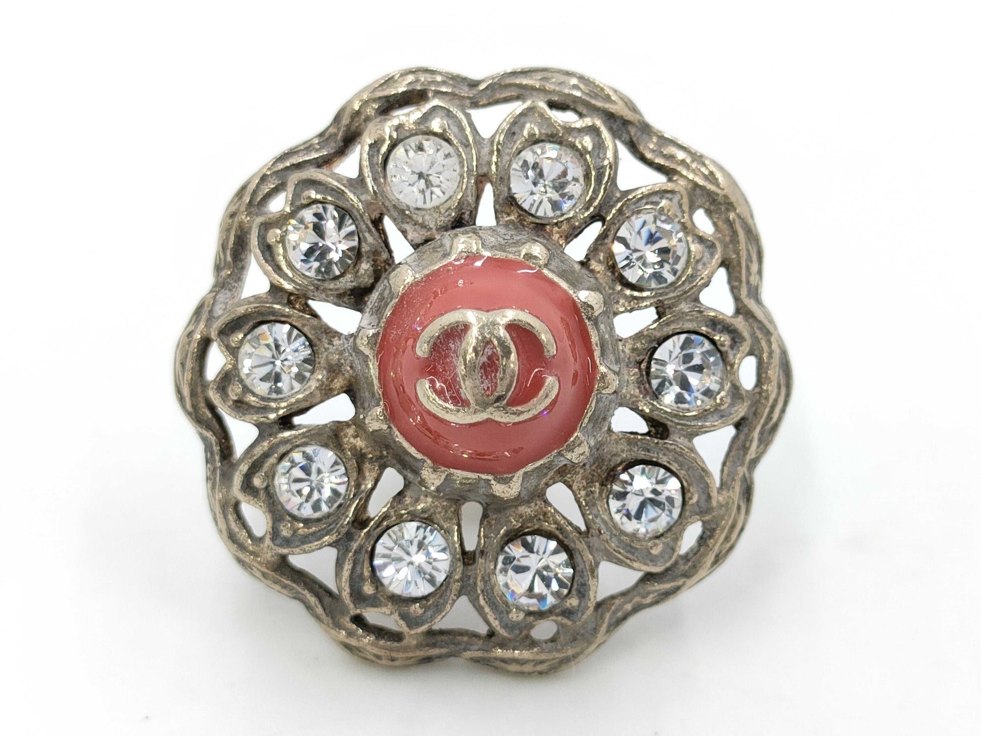 CHANEL Brooch Stone Cocomark Brooch