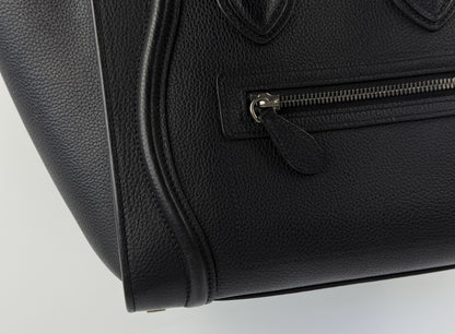 CELINE Luggage Microshopper Leather Black Handbag