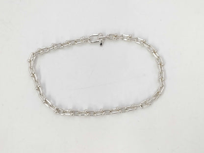 Tiffany&Co. Hardware Microlink L Bracelet AG925 6.9g Bracelet Bangle