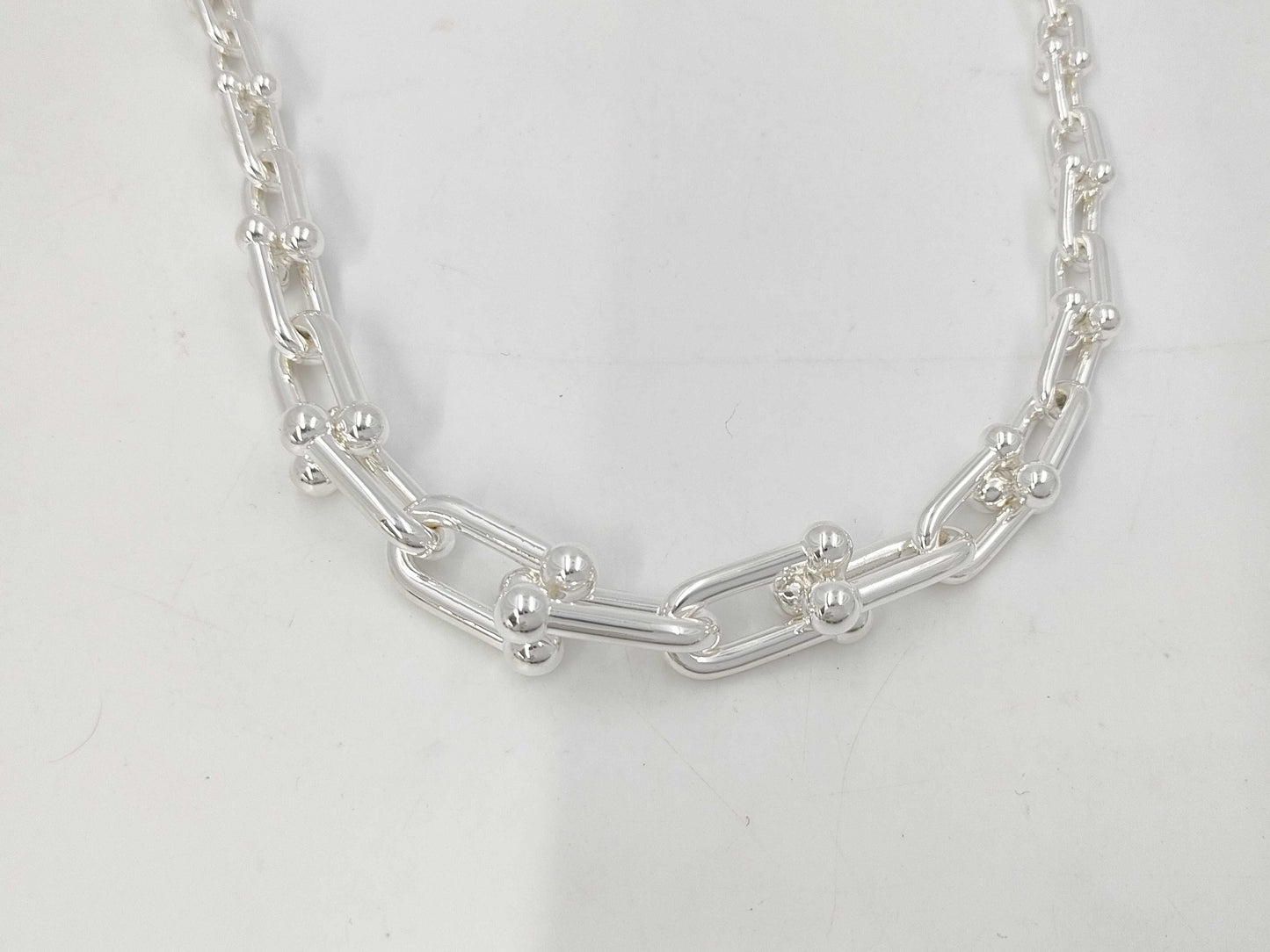 Tiffany&Co. Tiffany & Co. Hardware Gregated Link Necklace AG925 104.0g Necklace