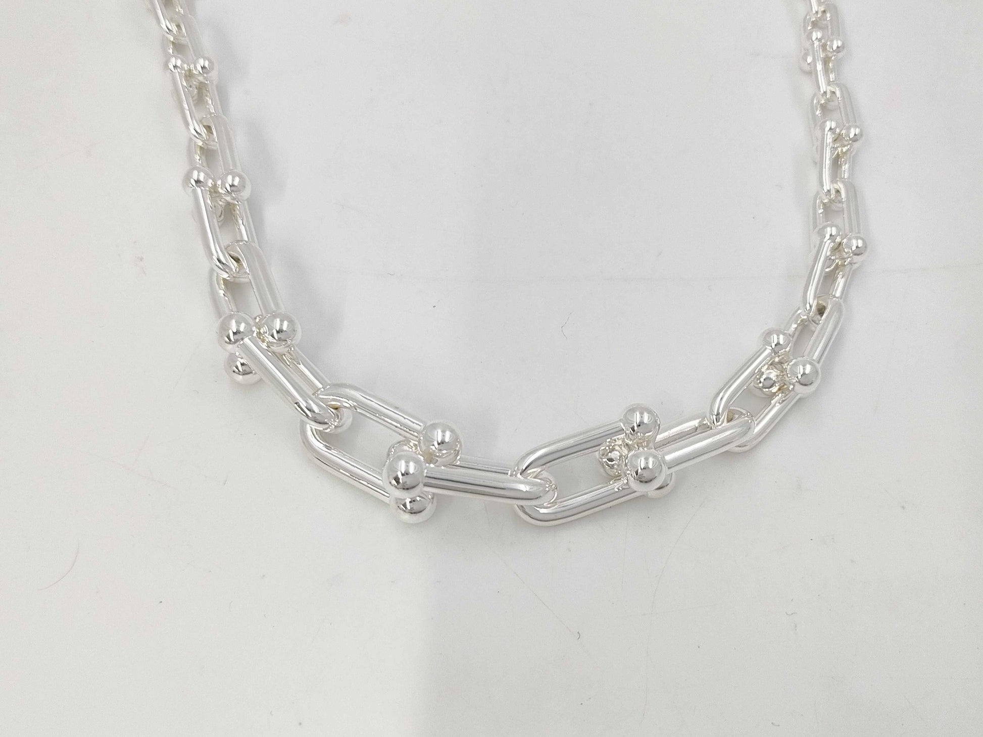 Tiffany&Co. Tiffany & Co. Hardware Gregated Link Necklace AG925 104.0g Necklace