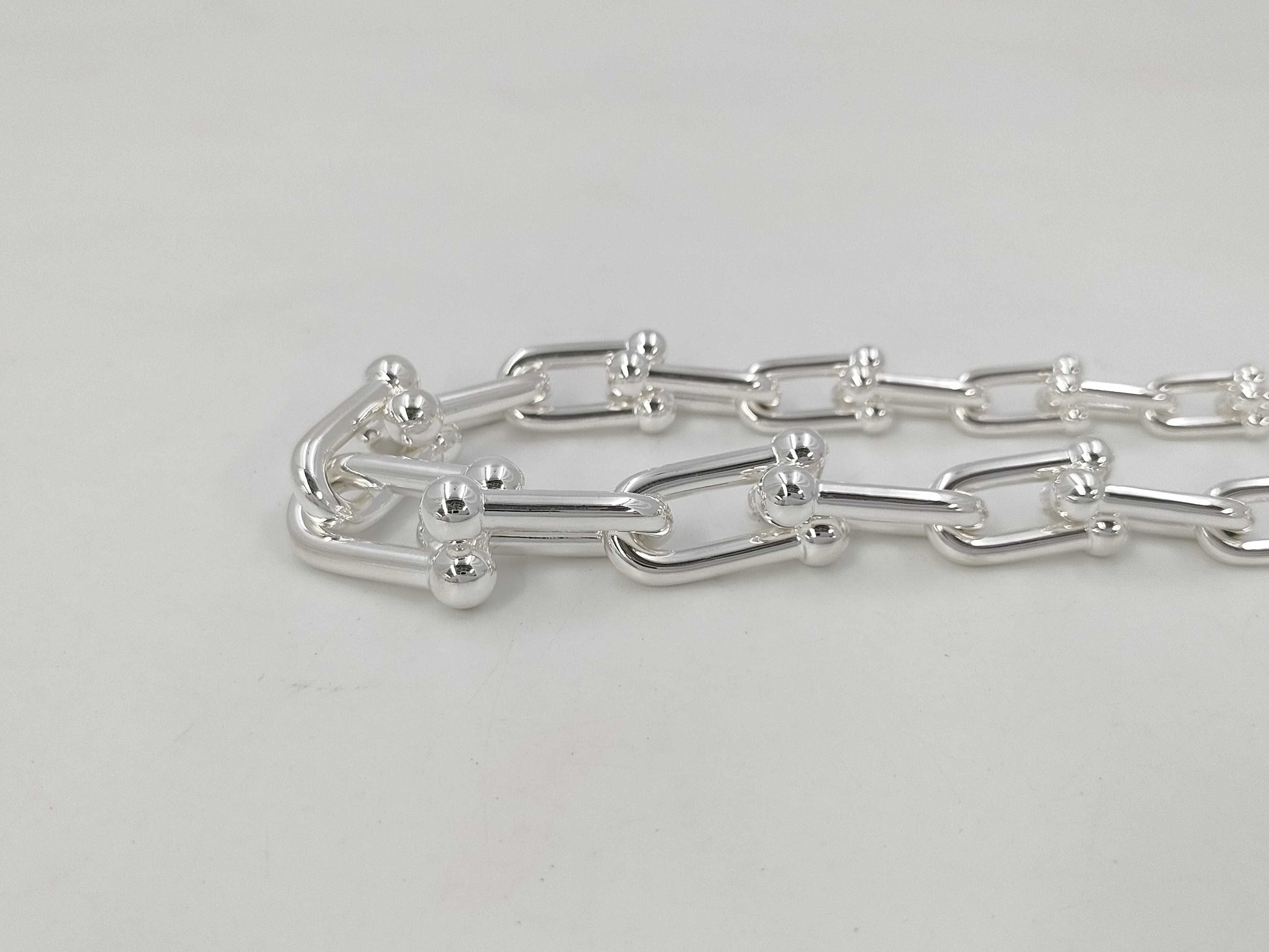 Tiffany&Co. Tiffany & Co. Hardware Gregated Link Necklace AG925 104.0g Necklace