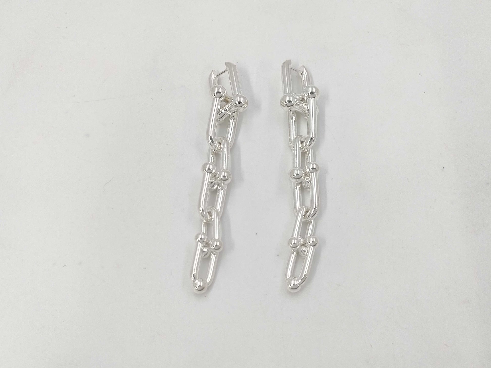 Tiffany&Co. Tiffany & Co. Hardware Graduated Link Earrings AG925 22.5G Earrings