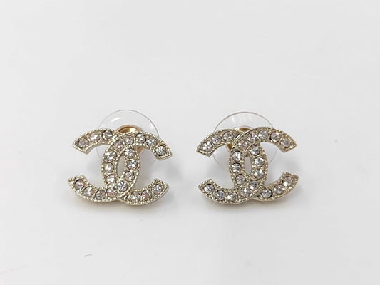 CHANEL CHANEL Cocomarck Stone Silver Earrings J01086 Earrings