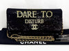 CHANEL Black Sequin DARE・TO・DISTURB W24/H11/D4cm Approx. 24 [with G Card and Sticker] Vintage G Hardware Shoulder 24217819 Super Beautiful A Shoulder Bag