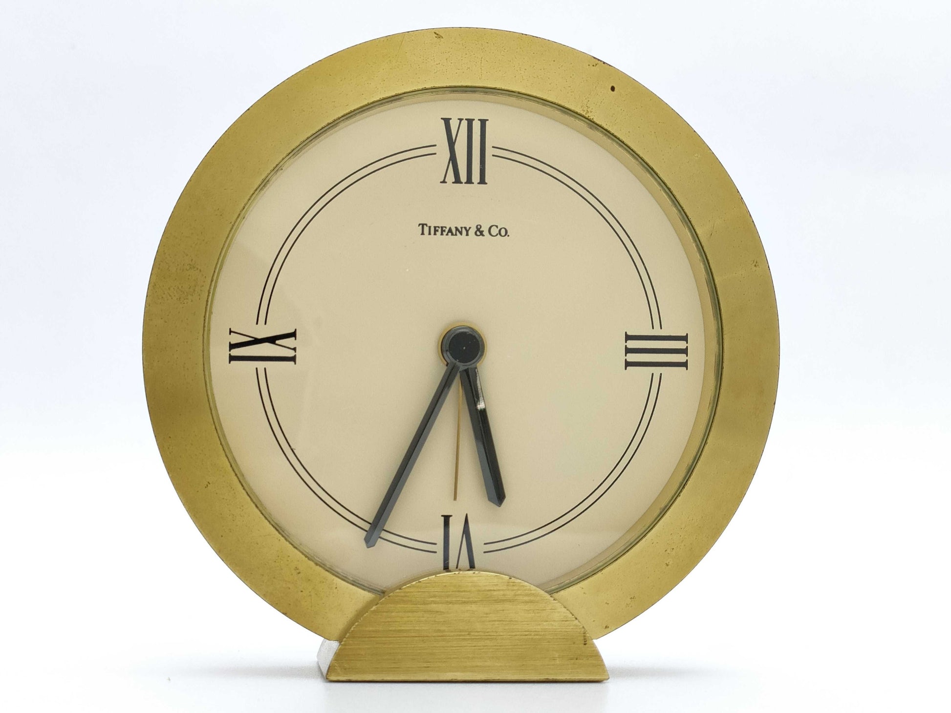 Tiffany&Co. 9067-48 Round Table Clock Table Clock