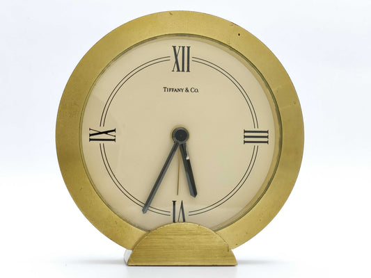 Tiffany&Co. 9067-48 Round Table Clock Table Clock