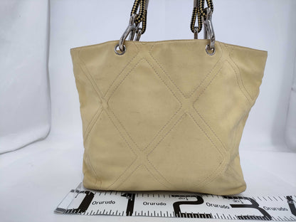 CHANEL No.5 Cocomark Canvas Yellow Tote Bag