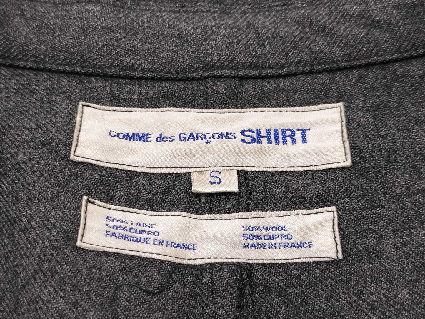 COMME des GARCONS SHIRT Jacket Gray COMME des GARCONS SHIRT Jacket